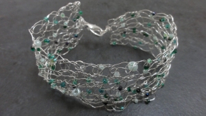 Tunisian Wire Bracelet